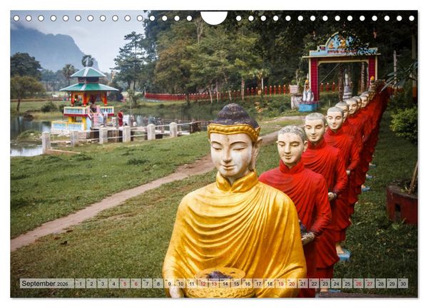 Produktbild: Myanmar - Reise durch das alte Burma (Wandkalender 2026 DIN A4 quer), CALVENDO Monatskalender
