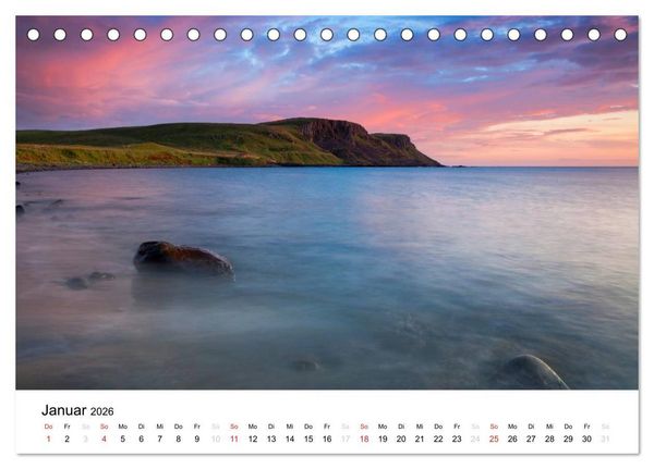 Produktbild: Schottland 2026 - Wildes Land im Norden (Tischkalender 2026 DIN A5 quer), CALVENDO Monatskalender
