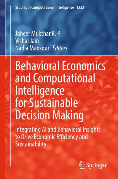 Produktbild: Behavioral Economics and Computational Intelligence for Sustainable Decision Making