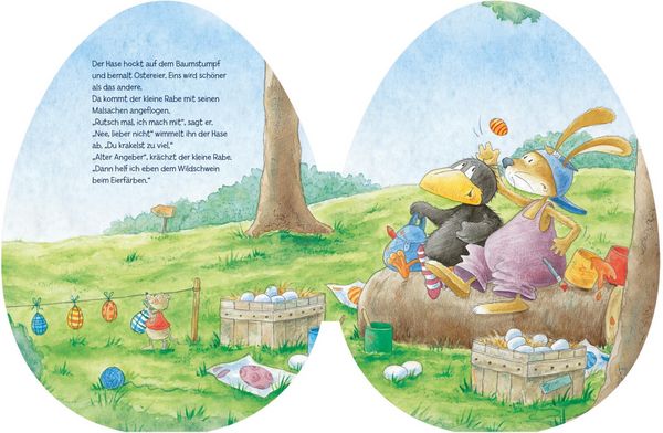 Produktbild: Der kleine Rabe Socke: Alles gef&auml;rbt! Konturgestanzt