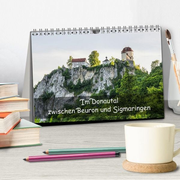 Produktbild: Im Donautal zwischen Beuron und Sigmaringen (Tischkalender 2026 DIN A5 quer), CALVENDO Monatskalender