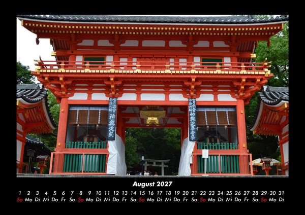 Produktbild: Tempel 2027 Fotokalender DIN A3