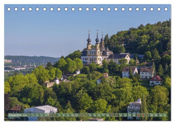 Produktbild: Romantisches Mainfranken (Tischkalender 2026 DIN A5 quer), CALVENDO Monatskalender