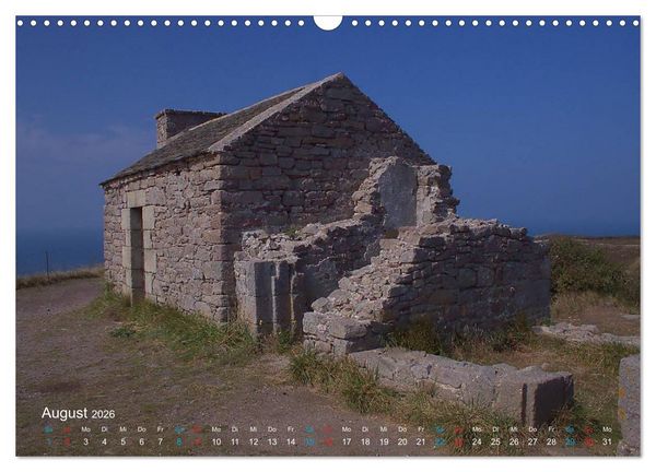 Produktbild: Bretagne - Sehnsucht in Blau (Wandkalender 2026 DIN A3 quer), CALVENDO Monatskalender