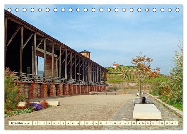 Produktbild: Bad D&uuml;rkheim - Wein, Gradierwerk und Riesenfa&szlig; (Tischkalender 2026 DIN A5 quer), CALVENDO Monatskalender