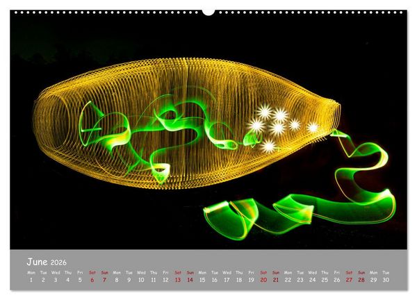 Produktbild: Light is Life and Fun (Wall Calendar 2026 DIN A2 landscape), CALVENDO 12 Month Wall Calendar