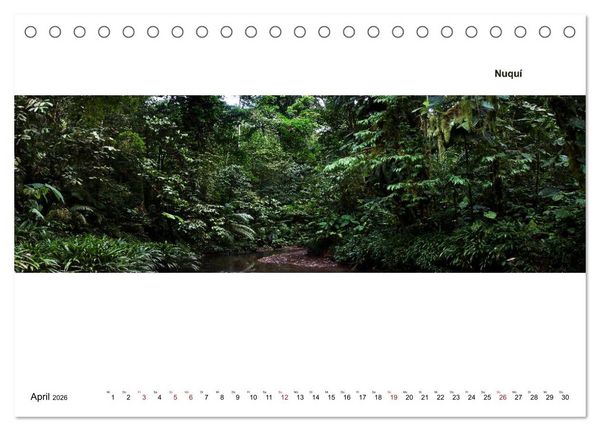 Produktbild: Kolumbien - Land der Farben und des Lichts (Tischkalender 2026 DIN A5 quer), CALVENDO Monatskalender