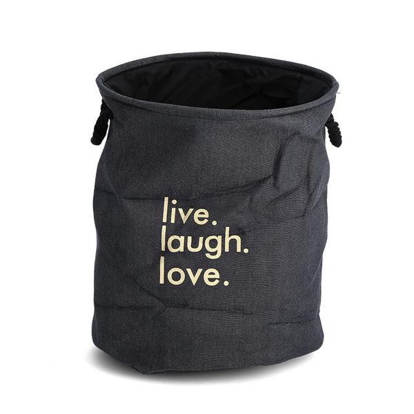 Produktbild: HTI-Living W&auml;schesammler "Denim", Baumwolle/Polyester, blau