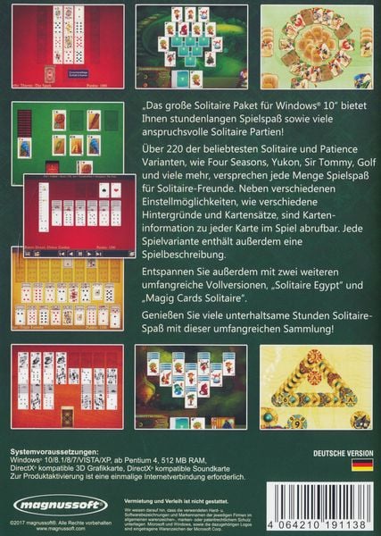 Produktbild: Das gro&szlig;e Solitaire Paket f&uuml;r Windows 10