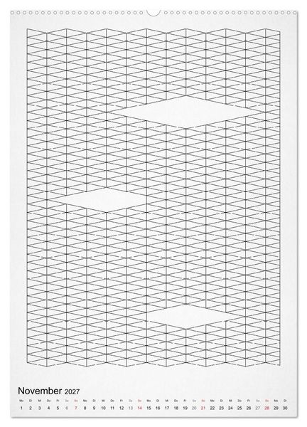 Produktbild: Geometric Graphik Art (hochwertiger Premium Wandkalender 2027 DIN A2 hoch), Kunstdruck in Hochglanz