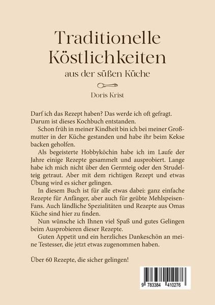 Produktbild: Traditionelle K&ouml;stlichkeiten aus der s&uuml;&szlig;en K&uuml;che