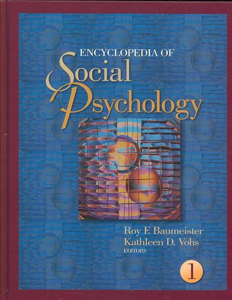 Produktbild: Encyclopedia of Social Psychology