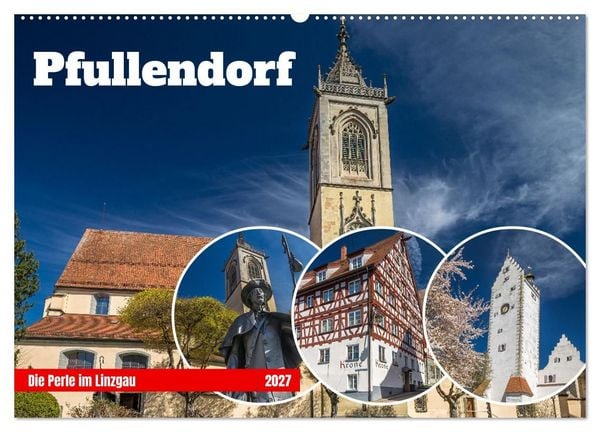 Produktbild: Pfullendorf - die Perle im Linzgau (Wandkalender 2027 DIN A2 quer), CALVENDO Monatskalender