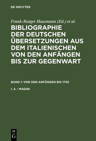 Produktbild: Von den Anf&auml;ngen bis 1730
