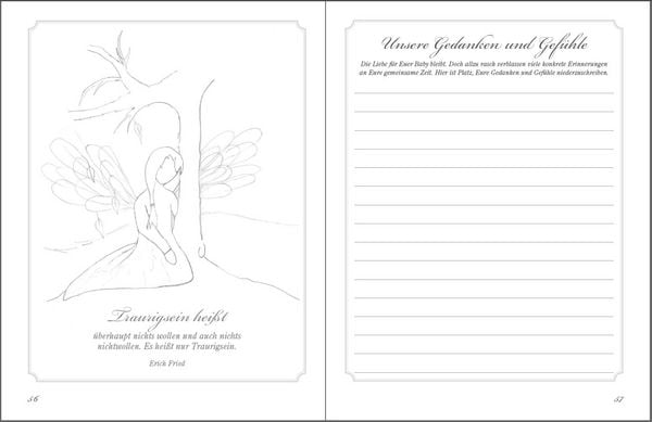 Produktbild: Manchmal verl&auml;sst uns ein Kind - Erinnerungsalbum f&uuml;r ein fr&uuml;h verstorbenes Kind