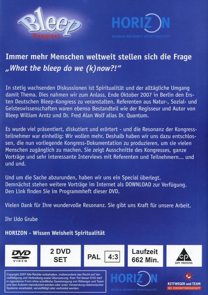 Produktbild: Bleep - Kongress Berlin 26.-28.10.2007 [2 DVDs]