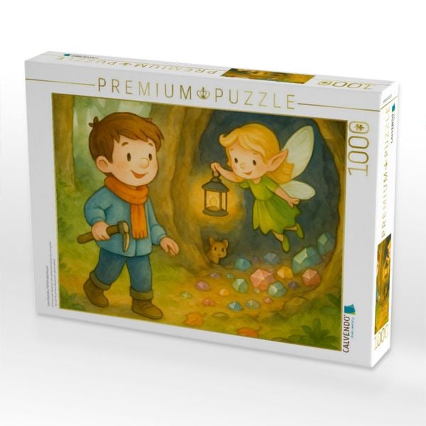 Produktbild: CALVENDO Puzzle Leuchtendes H&ouml;hlenabenteuer | 1000 Teile Lege-Gr&ouml;&szlig;e 64x48cm Foto-Puzzle f&uuml;r gl&uuml;ckliche Stunden