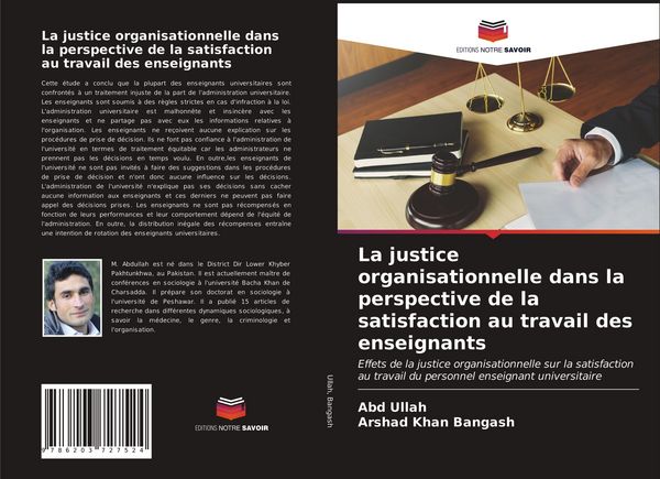 Produktbild: La justice organisationnelle dans la perspective de la satisfaction au travail des enseignants