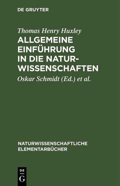 Produktbild: Allgemeine Einf&uuml;hrung in die Naturwissenschaften