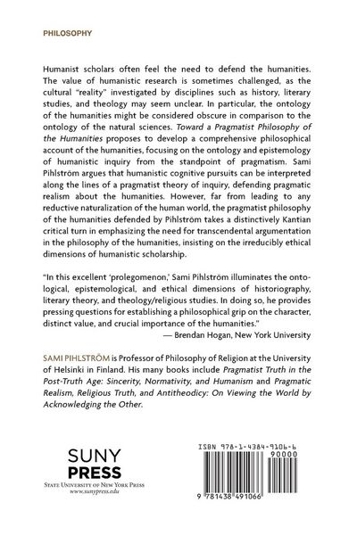 Produktbild: Toward a Pragmatist Philosophy of the Humanities
