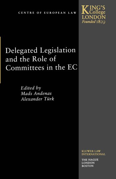 Produktbild: Delegated Legislation and the Role of Committees in the EC