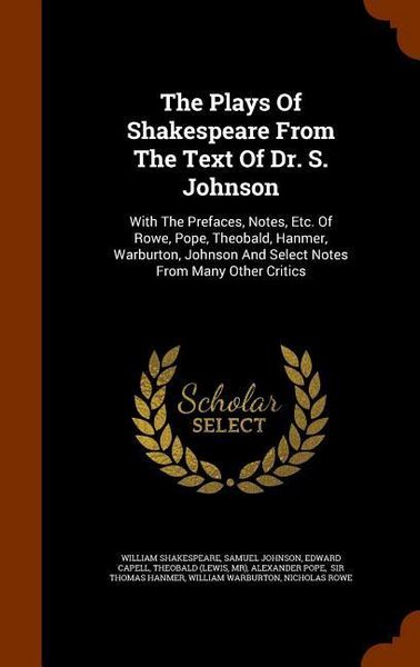 Produktbild: The Plays Of Shakespeare From The Text Of Dr. S. Johnson