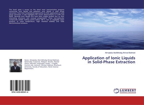 Produktbild: Application of Ionic Liquids in Solid-Phase Extraction