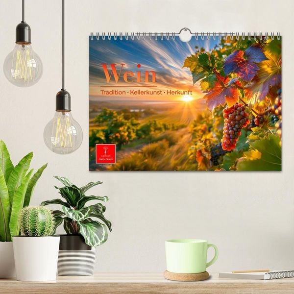 Produktbild: Wein - Tradition &middot; Kellerkunst &middot; Herkunft (Wandkalender 2027 DIN A4 quer), CALVENDO Monatskalender