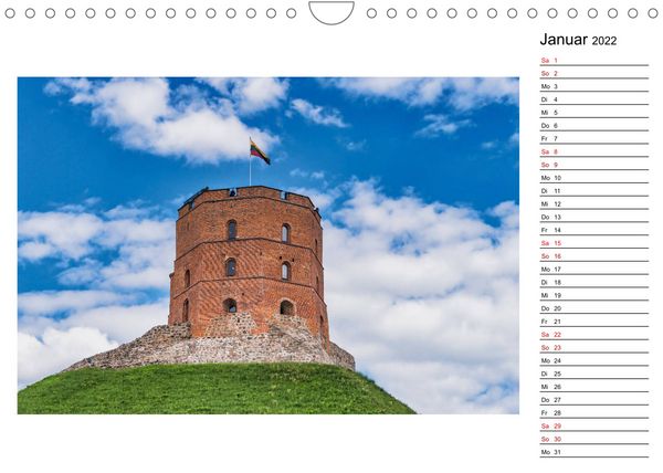 Produktbild: Ein Wochenende in Vilnius (Wandkalender 2022 DIN A4 quer)