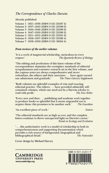 Produktbild: The Correspondence of Charles Darwin