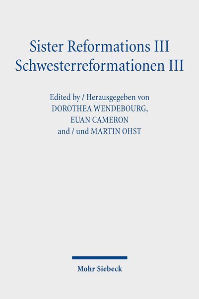 Produktbild: Sister Reformations III - Schwesterreformationen III