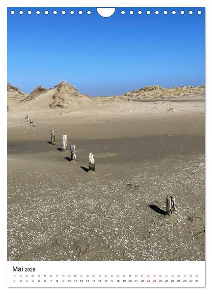 Produktbild: Strand der Sehnsucht - Sankt Peter-Ording (Wandkalender 2026 DIN A4 hoch), CALVENDO Monatskalender