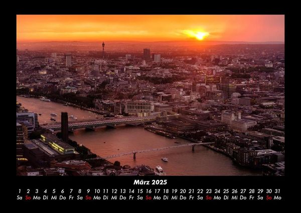 Produktbild: Londons schönste Seiten 2025 Fotokalender DIN A3
