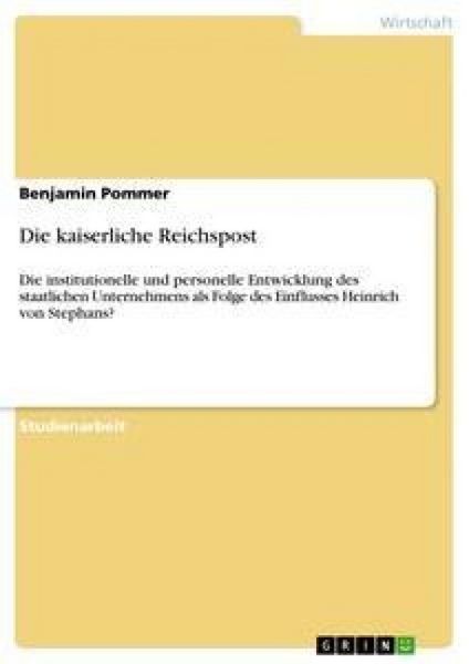 Produktbild: Die kaiserliche Reichspost