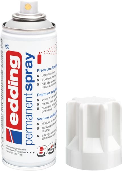 Produktbild: 5200 Permanent Spray, verkehrswei&szlig; gl&auml;nzend, 200ml Premium Acryllack