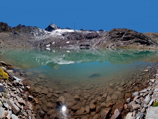 Produktbild: Das Kitzsteinhorn spiegelt sich im Gletschersee (Puzzle)