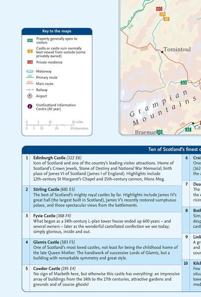 Produktbild: Castles Map of Scotland