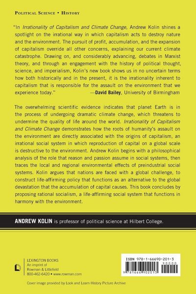 Produktbild: Irrationality of Capitalism and Climate Change