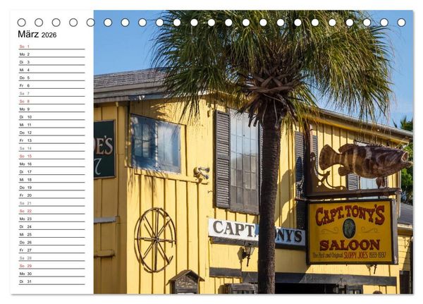 Produktbild: FLORIDA KEYS und KEY WEST Malerische Reiseroute (Tischkalender 2026 DIN A5 quer), CALVENDO Monatskalender