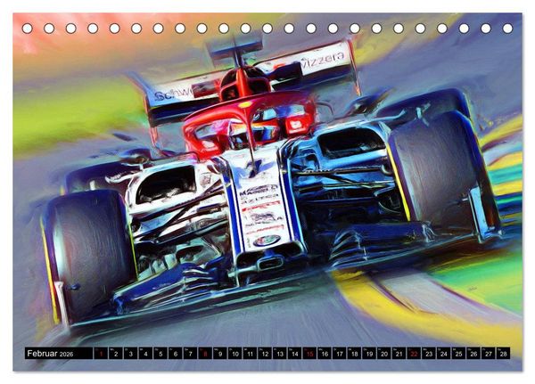 Produktbild: Kimi, Nico, Max and more (Tischkalender 2026 DIN A5 quer), CALVENDO Monatskalender