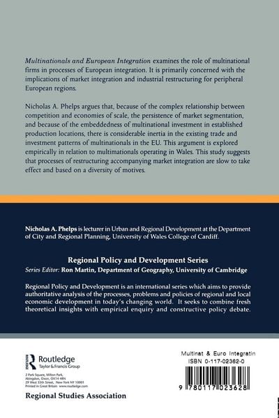 Produktbild: Multinationals and European Integration