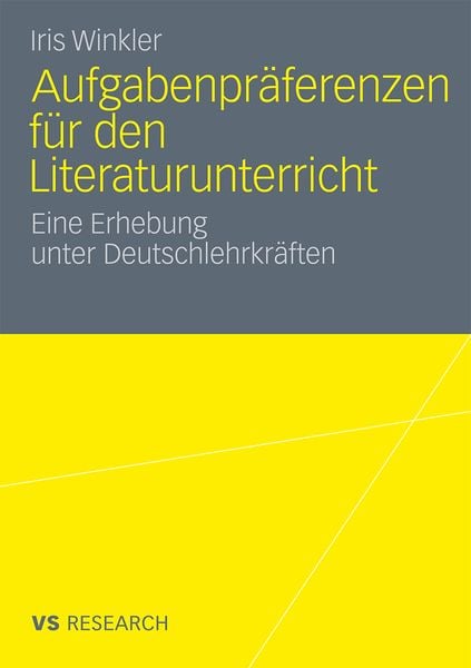 Aufgabenpräferenzen für den Literaturunterricht