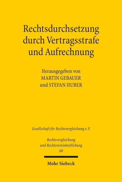 Produktbild: Rechtsdurchsetzung durch Vertragsstrafe und Aufrechnung