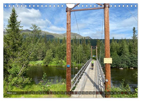 Produktbild: Wandern in Schweden - Einladung in die Natur (Wandkalender 2026 DIN A4 quer), CALVENDO Monatskalender