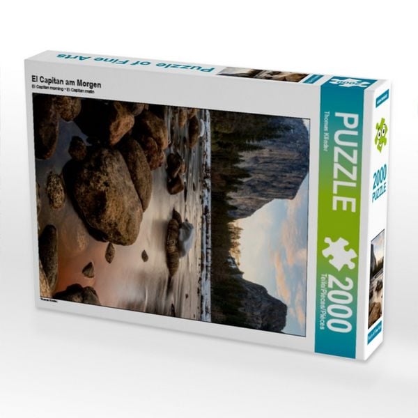CALVENDO Puzzle El Capitan am Morgen | 2000 Teile Lege-Größe 90x67cm Foto-Puzzle für glückliche Stunden