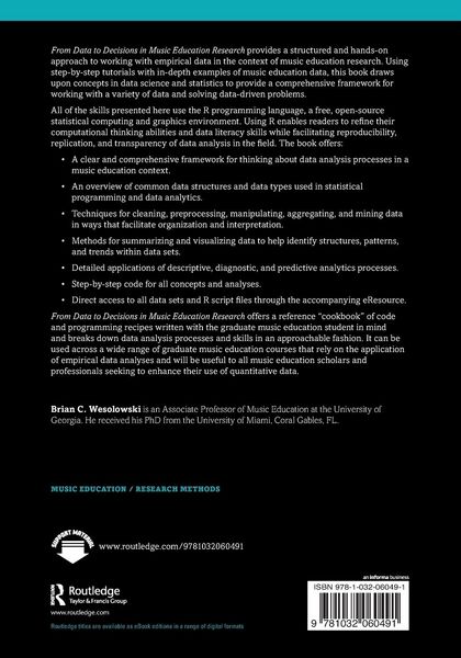 Produktbild: From Data to Decisions in Music Education Research