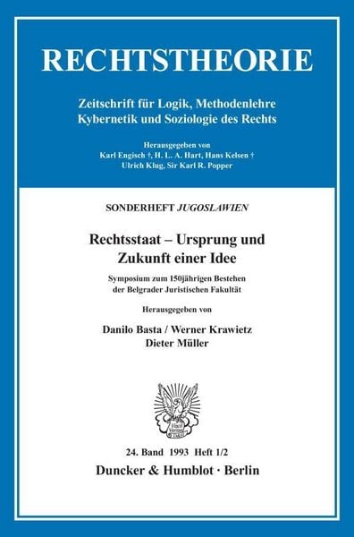 Produktbild: Rechtsstaat &ndash; Ursprung und Zukunft einer Idee.