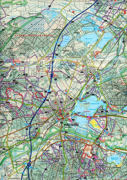 Produktbild: Hohe Mark - M&uuml;nsterland West Haltern am See, Baumberge, Nr. 60 Outdoorkarte Deutschland 1:50 000