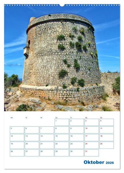 Produktbild: S&oacute;ller auf Mallorca &ndash; Terminplaner (hochwertiger Premium Wandkalender 2026 DIN A2 hoch), Kunstdruck in Hochglanz