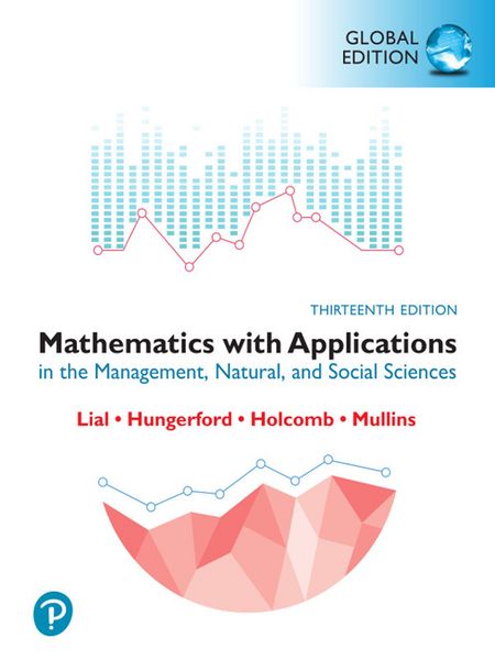 Produktbild: Mathematics with Applications in the Management, Natural and Social Sciences, Global Edition
